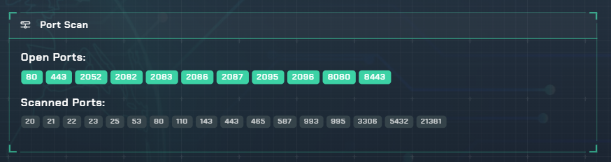 Port Scan Feature