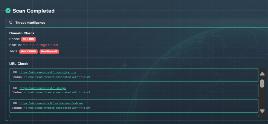 Threat Intelligence Validation Dashboard